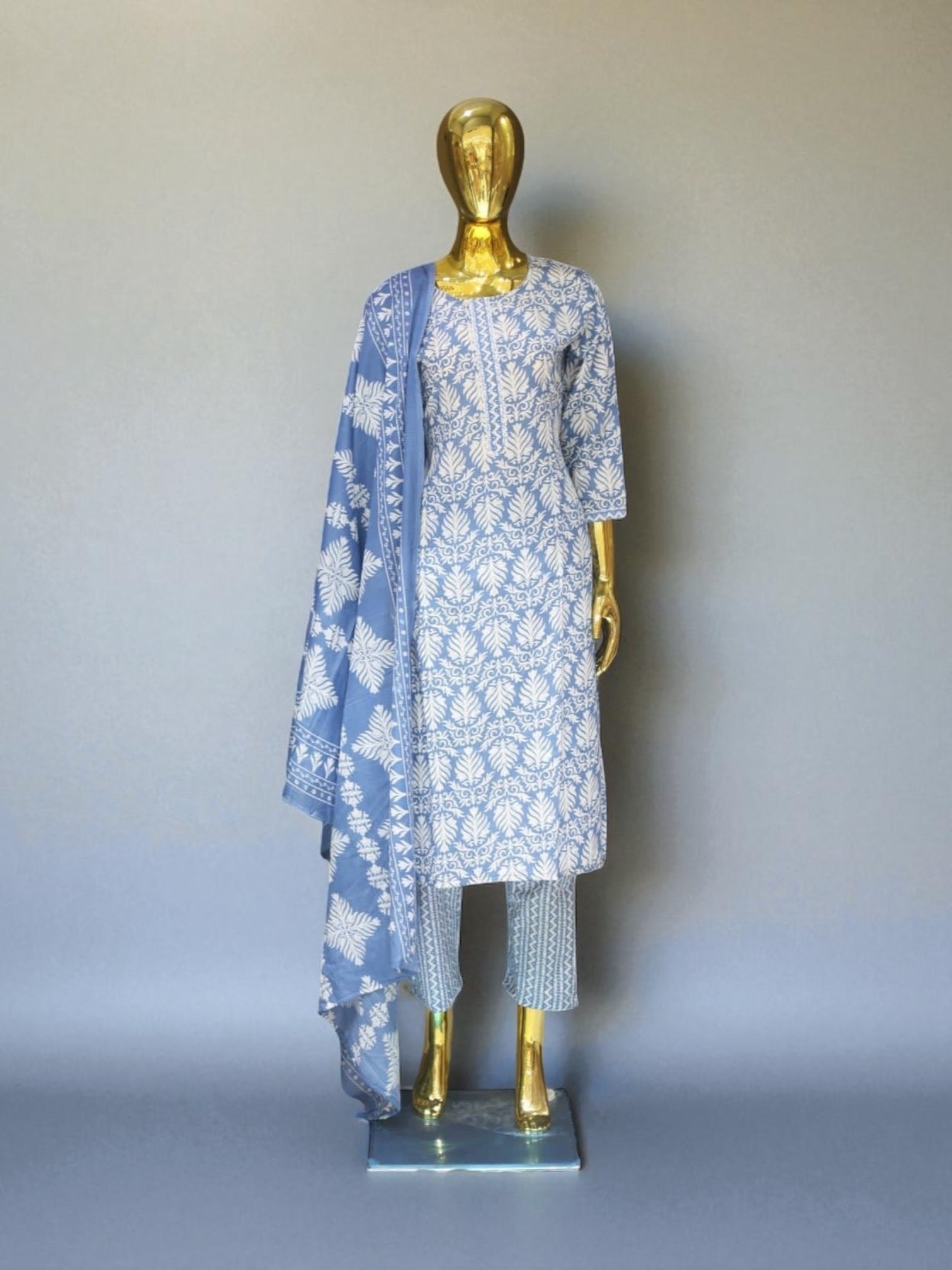 Traditional Digital Print Salwar Kameez, Cultural Wear for Women, Aug02 - Saree Ghor Charlotte