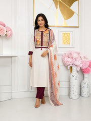 Traditional Cotton Long Sleeve Salwar Kameez,Cultural Wear for Women