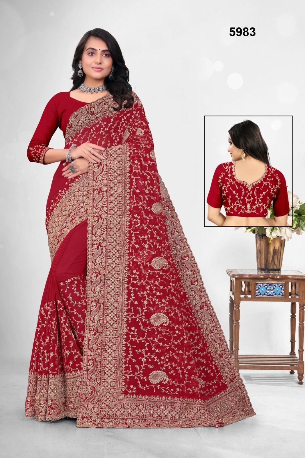 Georgette Traditional Saree, Cultural Wear for Women