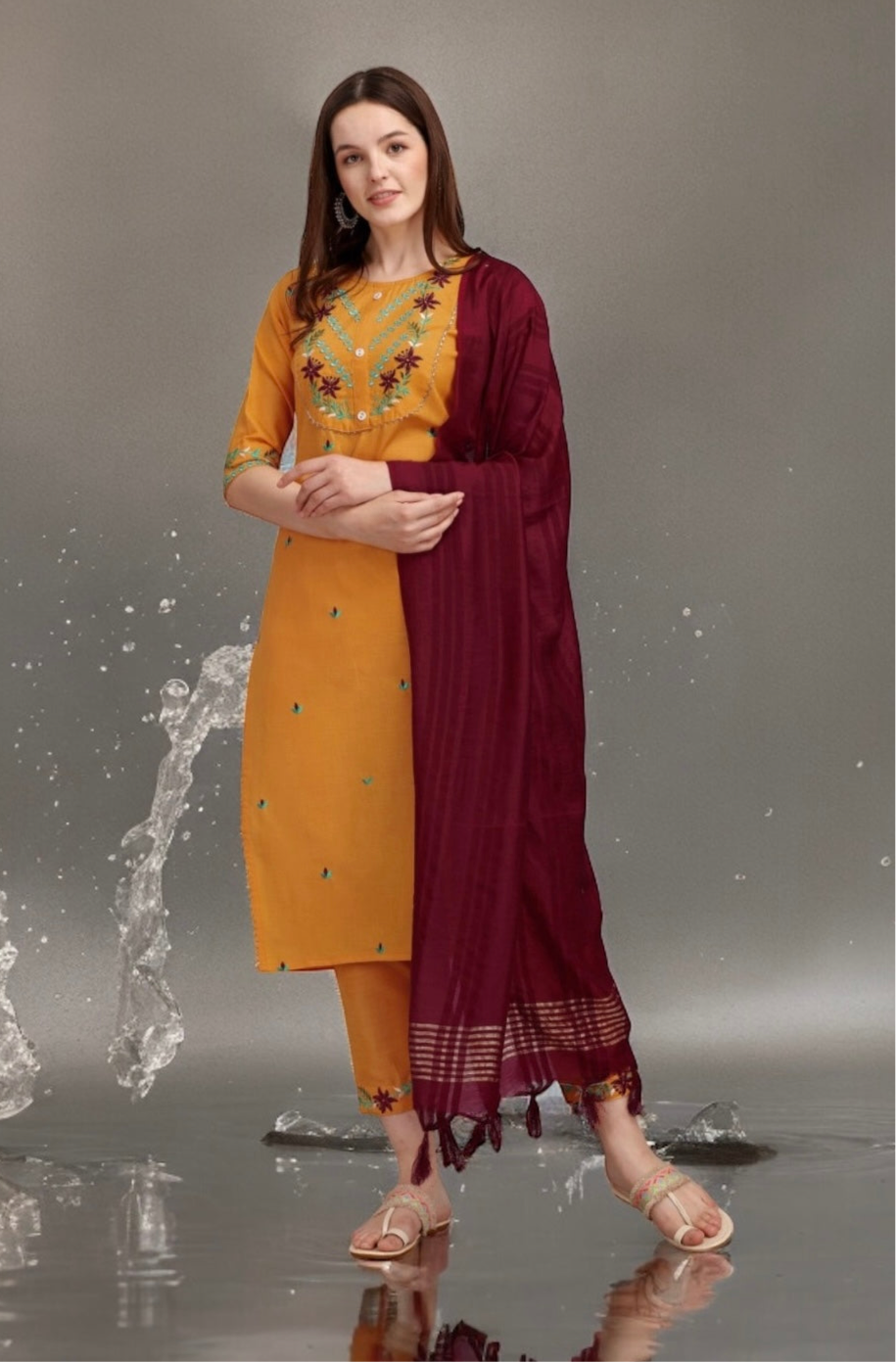 Vredevogel Leena - Contemporary Ethnic Wear Cotton Printed Dress