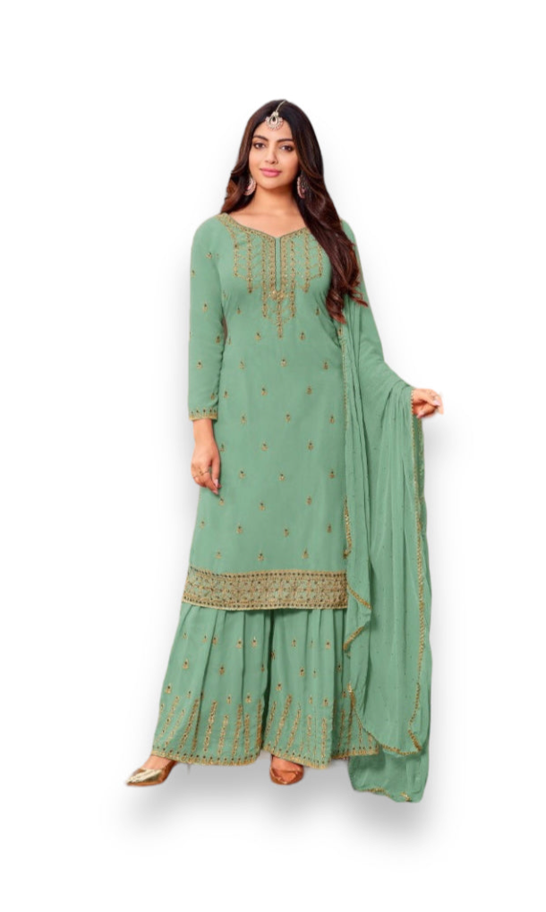 Mrudangi Gulabo: Elevate Your Ethnic Wardrobe with our Designer Salwar Kameez -2011 D