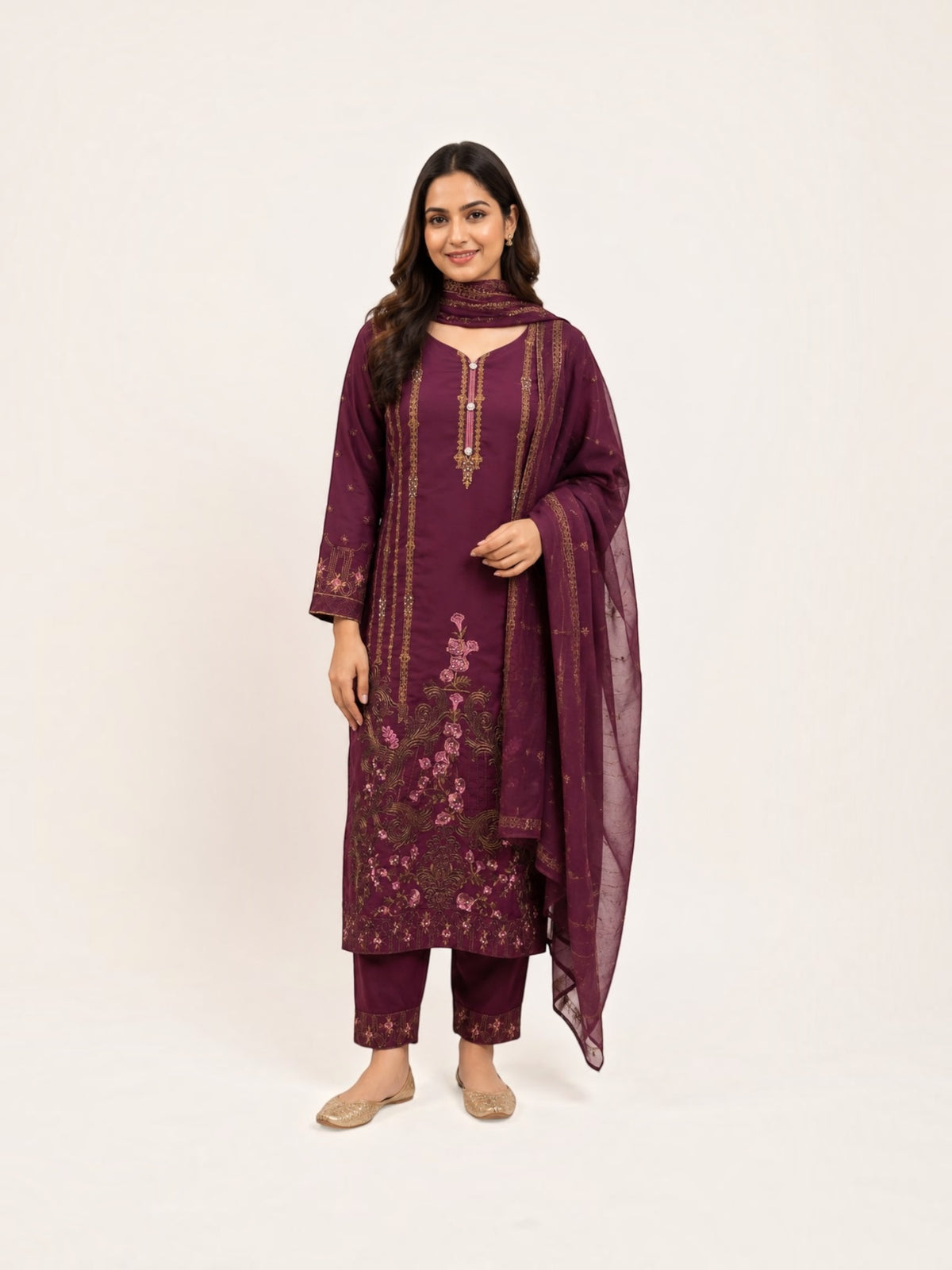 Traditional Salwar Kameez Set, Cultural Wear for Women, S05