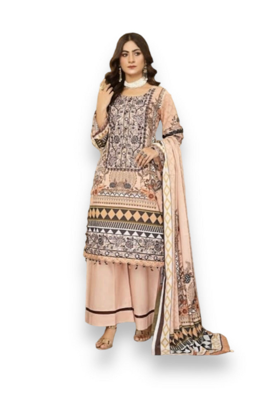 Luxurious Embroidered Haya Designer Pakistani Dress -01