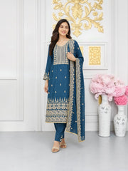Traditional Linen Party Wear Designer Salwar Kameez Suit,Cultural Wear for Women,02
