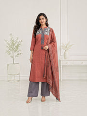 Traditional Cotton Long Sleeve Salwar Kameez,Cultural Wear for Women,02
