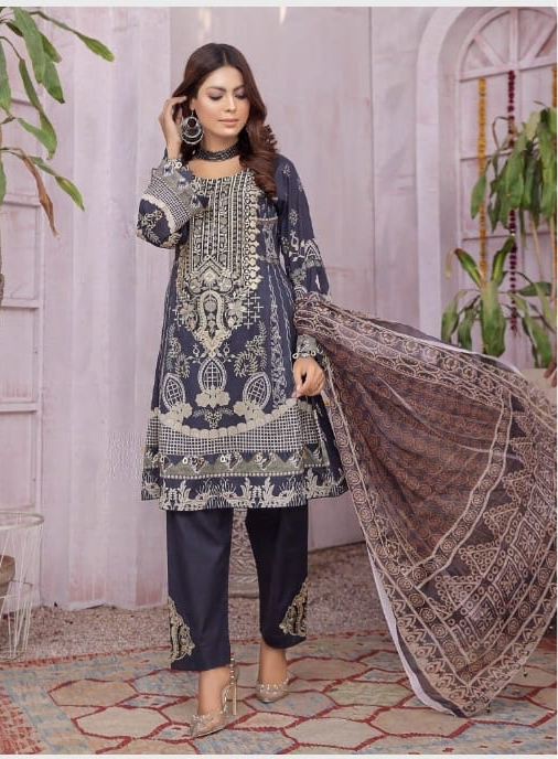 Timeless Embroidered Soni Brand Pakistani Dress -03