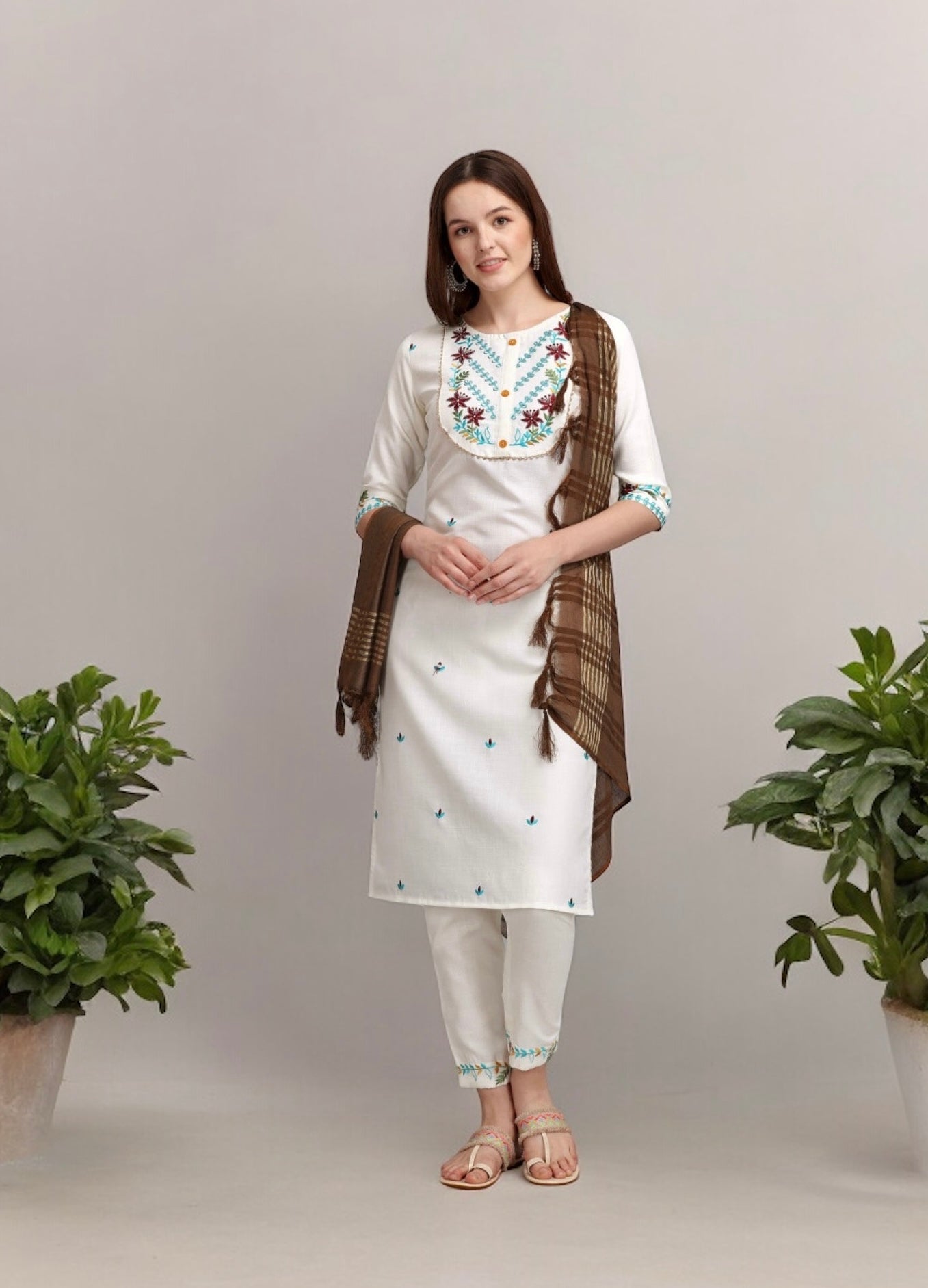 Vredevogel Leena - Contemporary Ethnic Wear Cotton Printed Dress