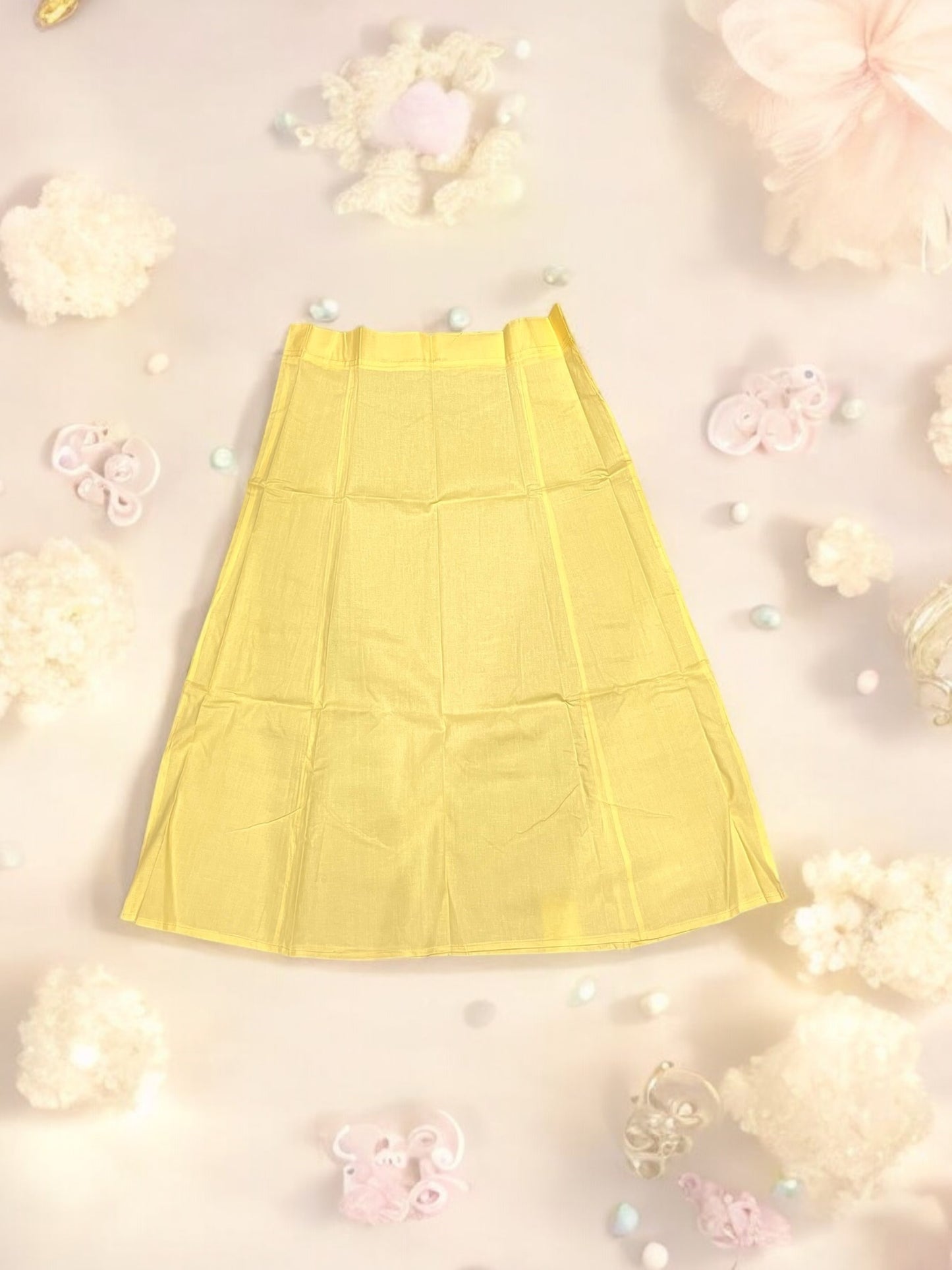 Essential Plain Cotton Petticoat for Women-13