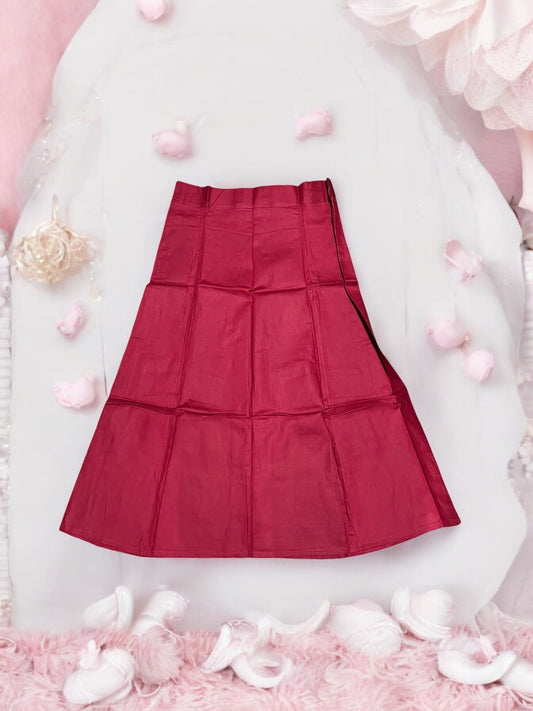 Essential Plain Cotton Petticoat for Women -03