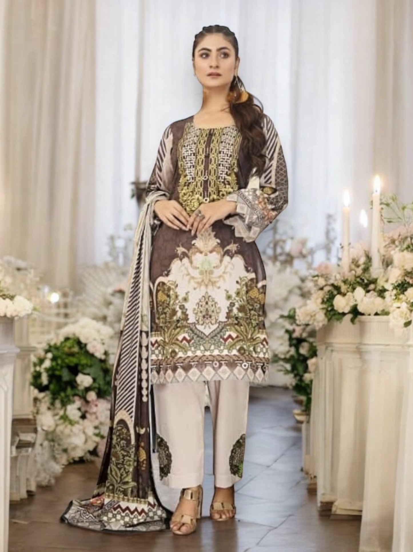 Luxurious Embroidered Haya Designer Pakistani Dress -06