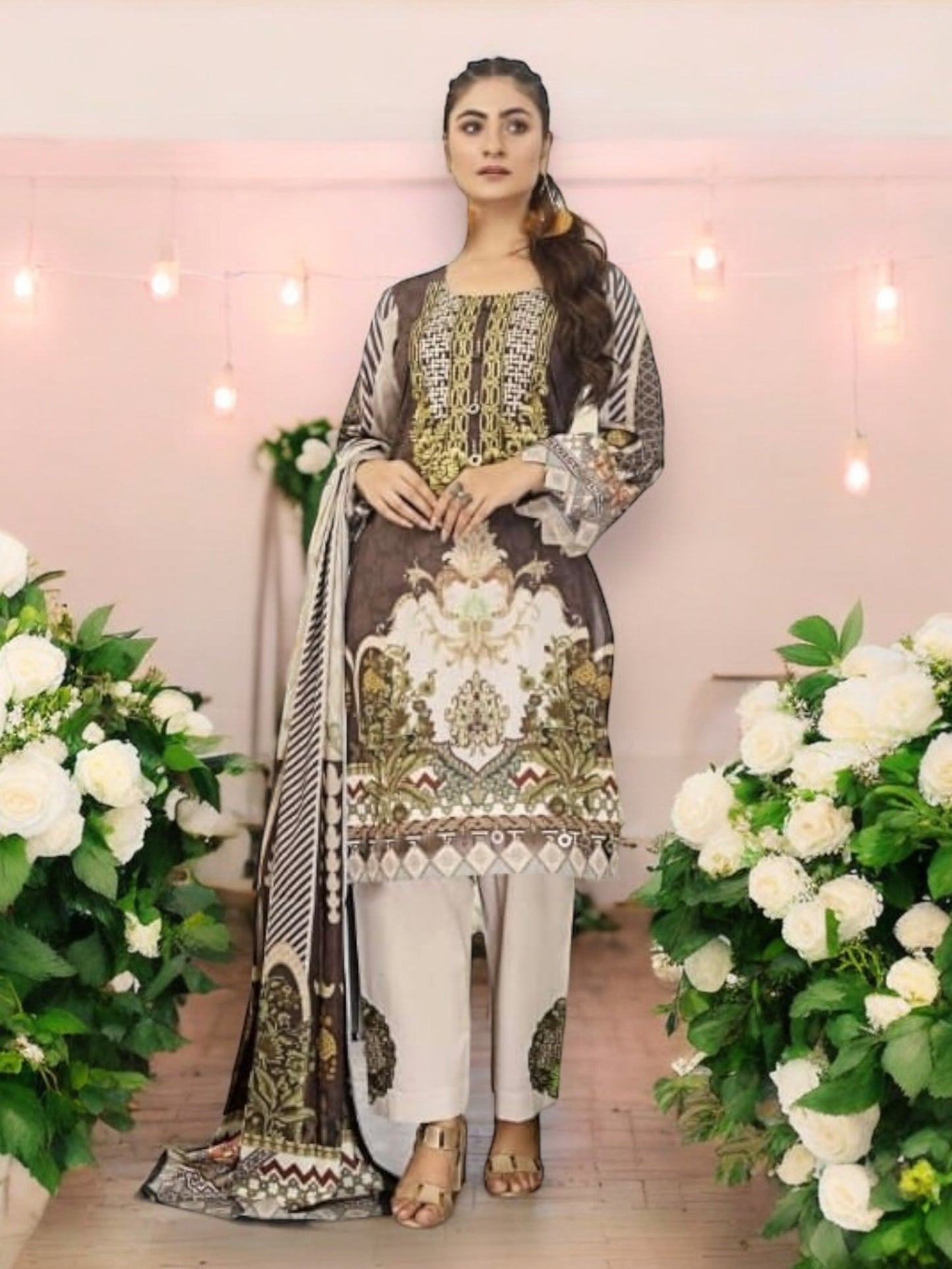 Luxurious Embroidered Haya Designer Pakistani Dress -06