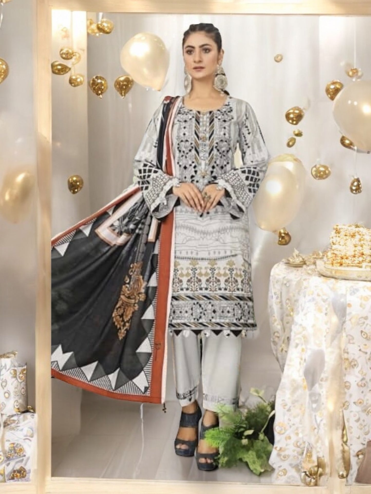 Luxurious Embroidered Haya Designer Pakistani Dress -05