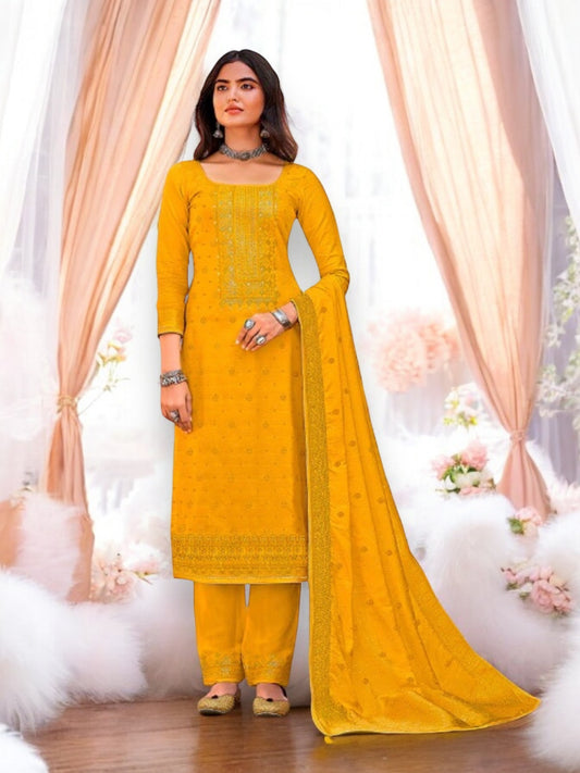 Rangoon Sanaya - Exquisite Dola Silk Designer Dress for Women