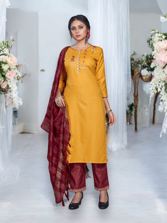 Vitara Ultron - Fancy Festive Wear Kurti with Pant and Dupatta