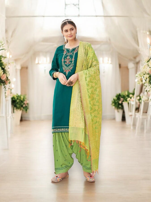 Luxe Silk Salwar Suit: Kalaroop Sunheri Vol 5 - A Perfect Blend of Style and Comfort