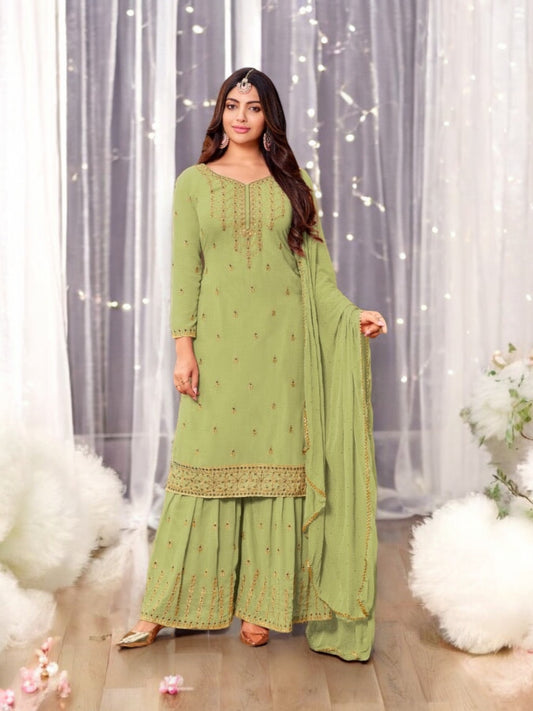 Mrudangi Gulabo: Elevate Your Ethnic Wardrobe with our Designer Salwar Kameez -2011 B