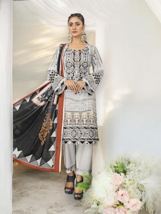 Luxurious Embroidered Haya Designer Pakistani Dress -05