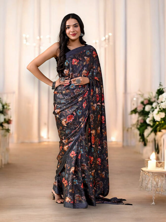 Celebrate tradition with a touch of contemporary: Lucaya Vol 2 Silk Saree - The epitome of sophistication and charm