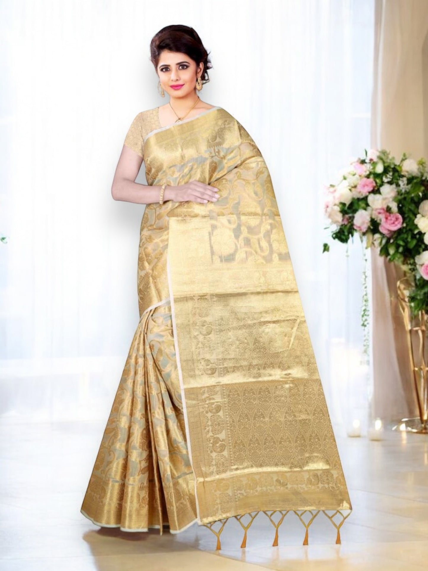 Meesho Silk Traditional Designer Saree - Ethnic Wear for Women-05