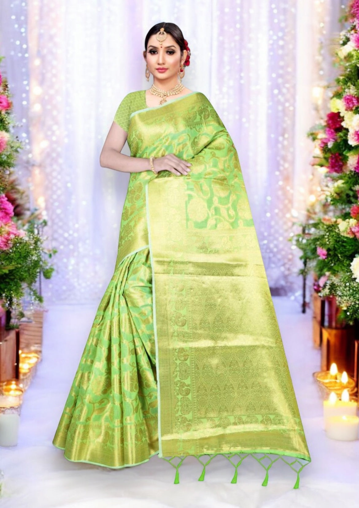 Stunning Jeet Rudra- Meesho Silk Weaving Saree: A Perfect Blend of Tradition and Style-02