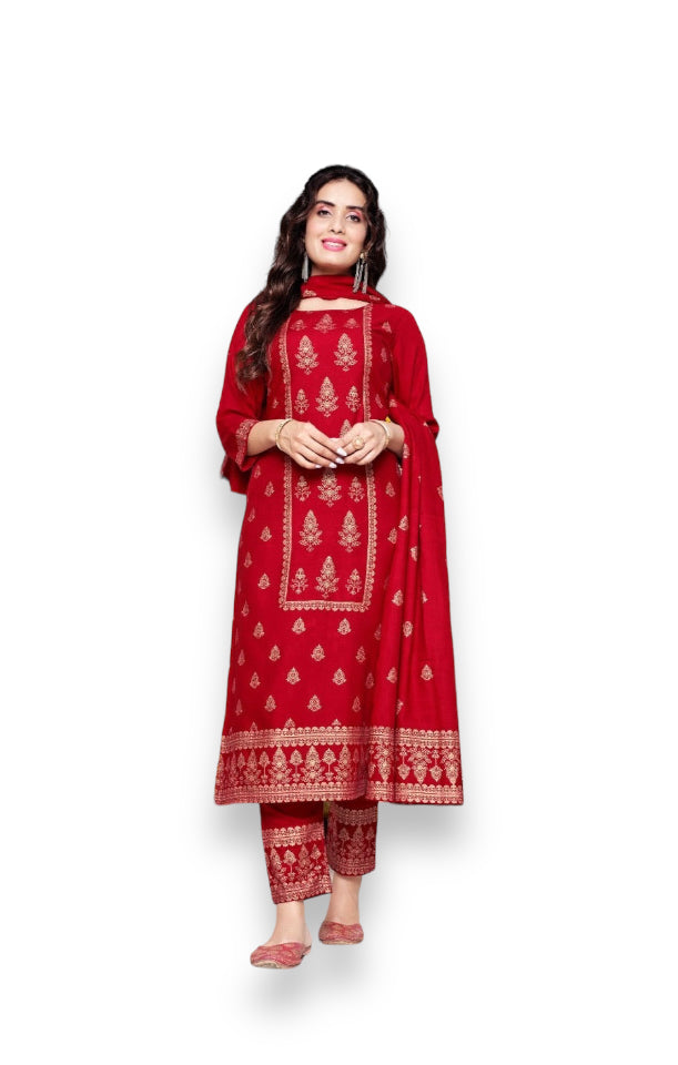 Banwery Parishi Nx - Rayon Salwar Kameez: Stylish and Comfortable Ethnic Wear