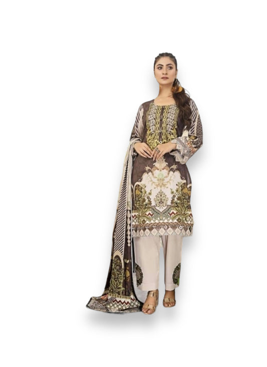 Luxurious Embroidered Haya Designer Pakistani Dress -06