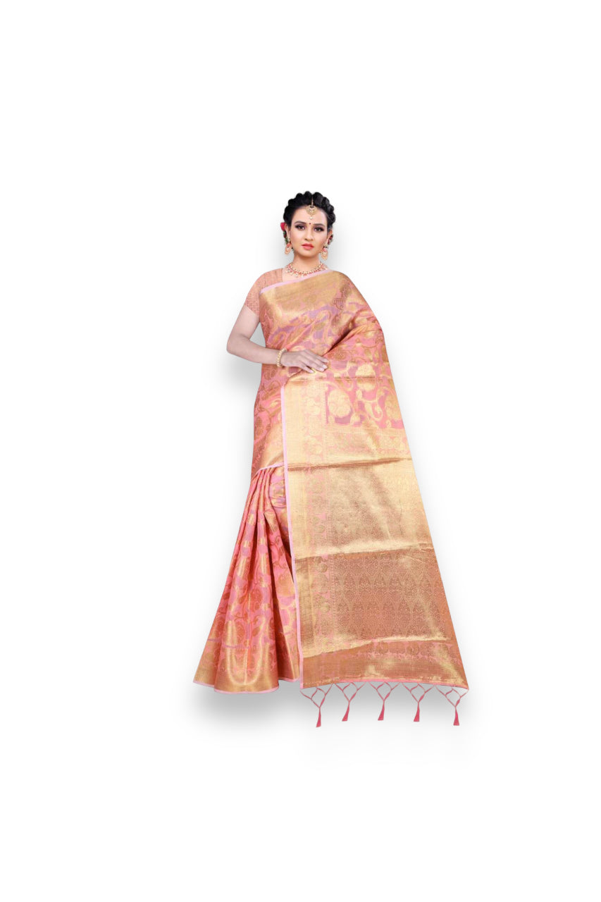 Stunning Jeet Rudra- Meesho Silk Weaving Saree: A Perfect Blend of Tradition and Style-03