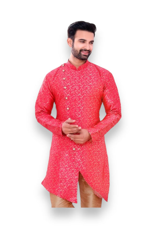 Stylish Men's Silk Kurta Pajama