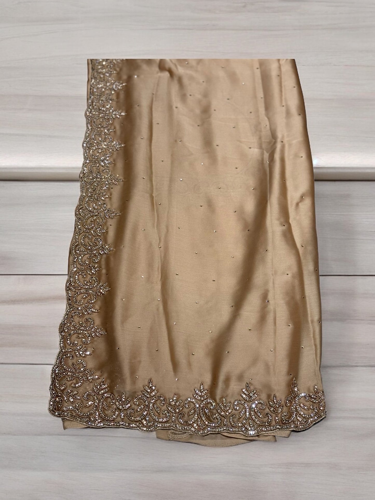 Designer Handwork Saree With Stones - 007