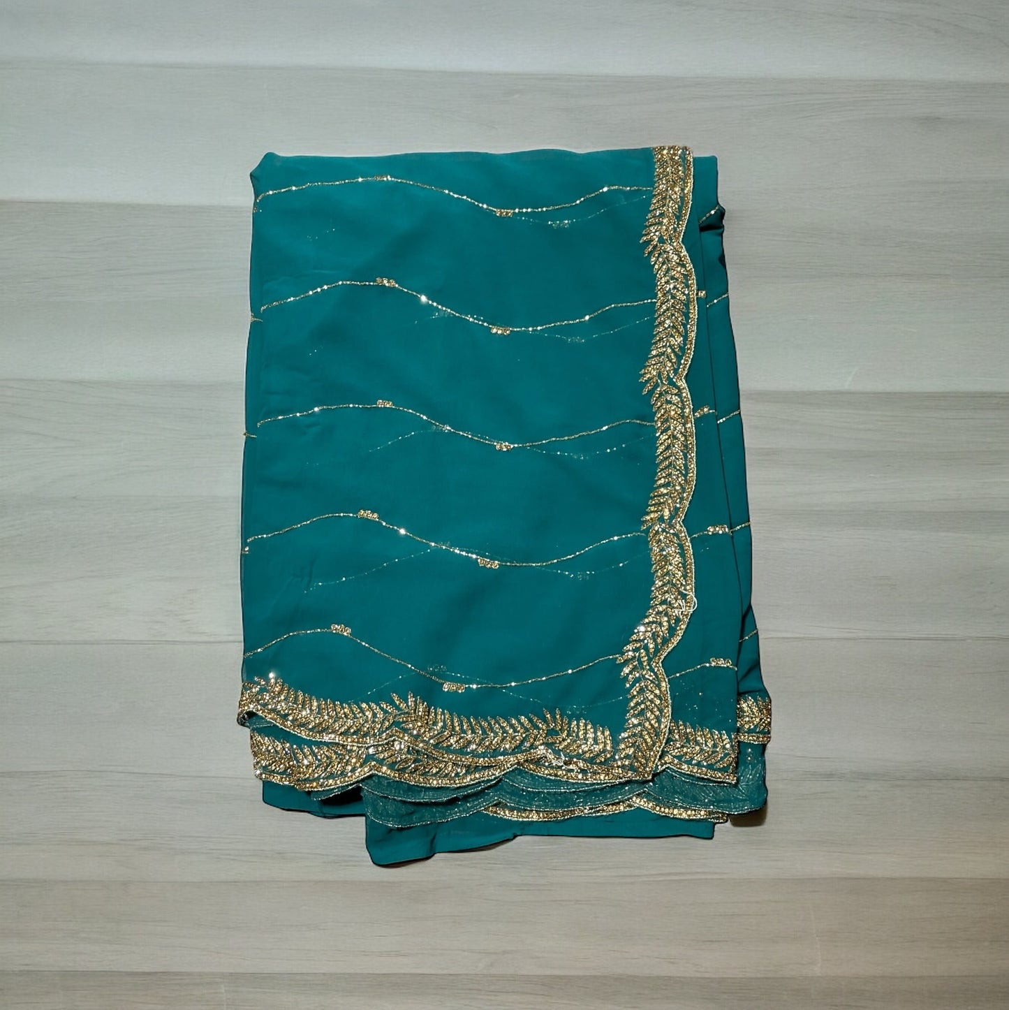 Designer Handwork Saree With Stones - 008