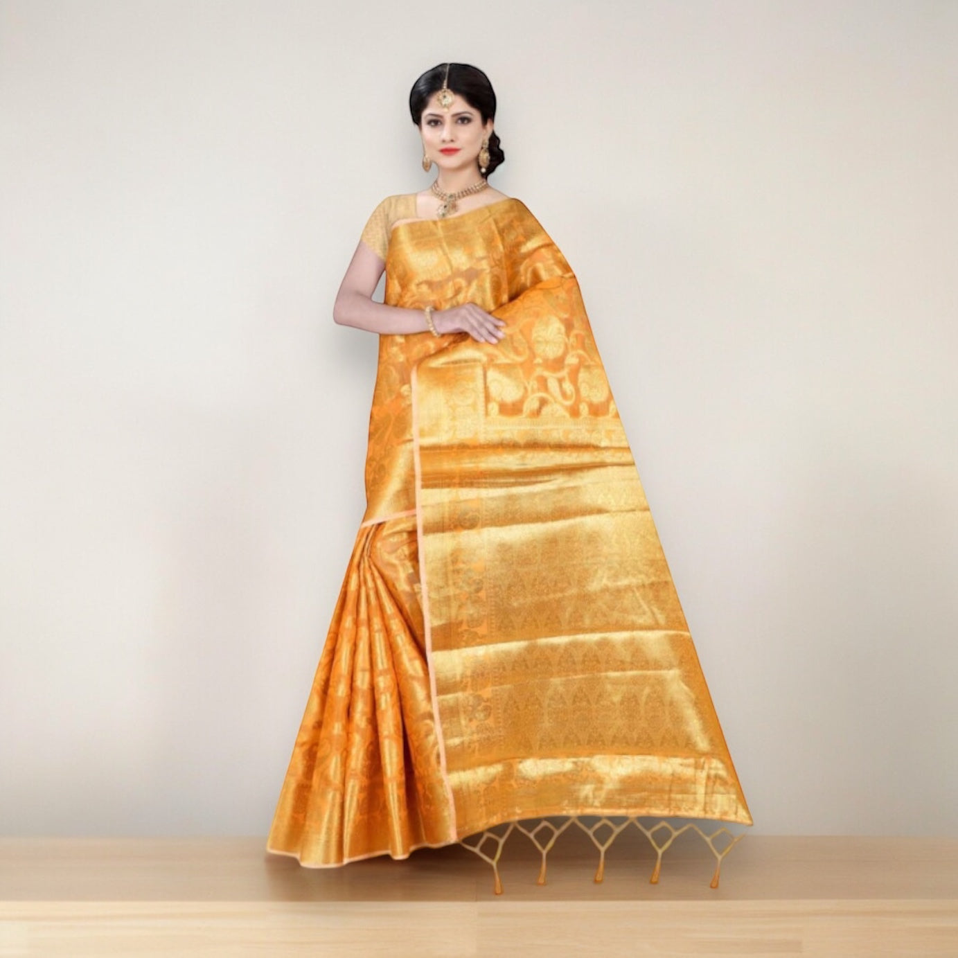 Stunning Jeet Rudra- Meesho Silk Weaving Saree: A Perfect Blend of Tradition and Style-06