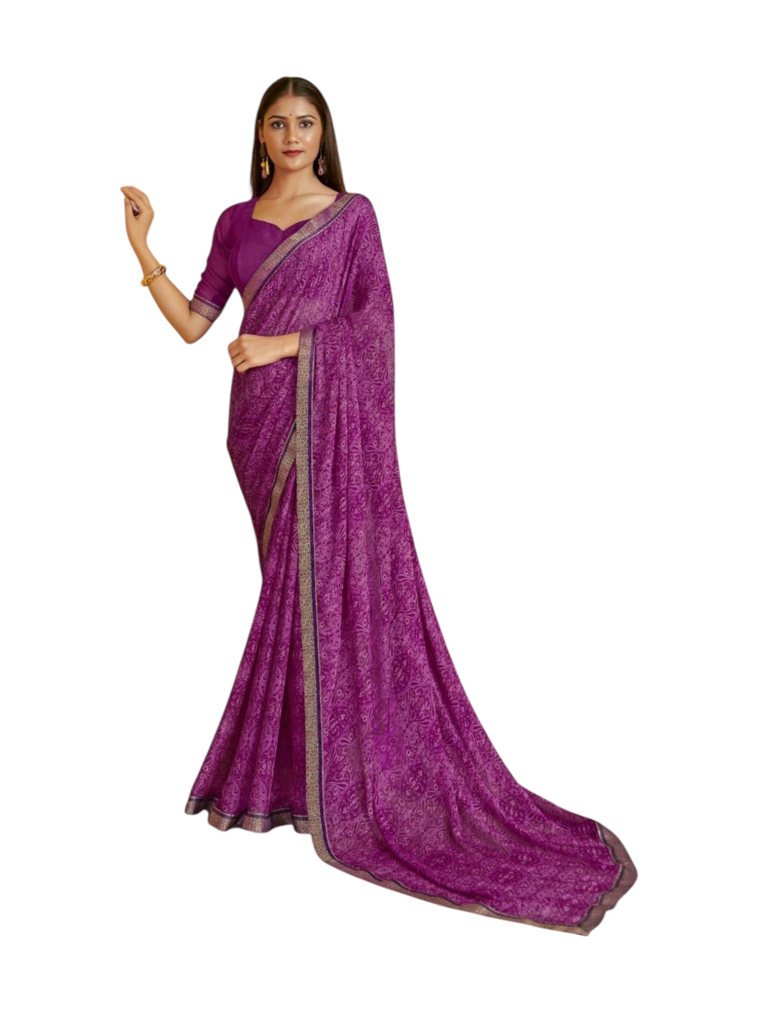 Traditional Saree by Saree Ghor Charlotte, showcasing vibrant fabric and intricate designs, perfect for cultural wear for women.