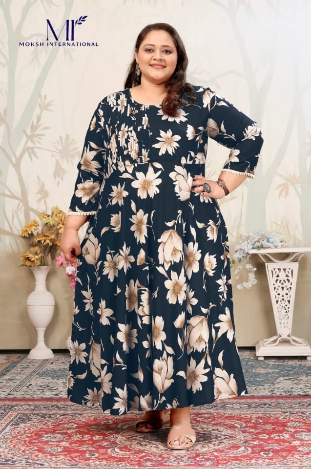 Traditional Plus Size Gown, Cultural Wear for Women, Aug01 - Saree Ghor Charlotte