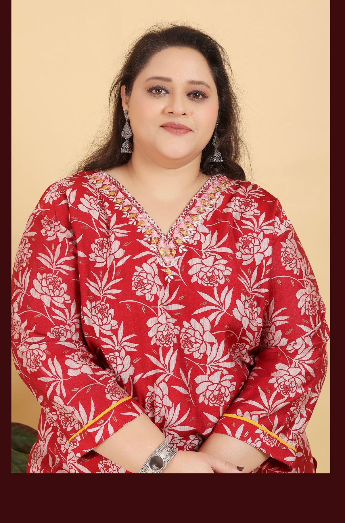 Traditional Saree Ghor Charlotte Salwar Kameez for women, featuring vibrant cultural wear with intricate embroidery and colorful fabric.