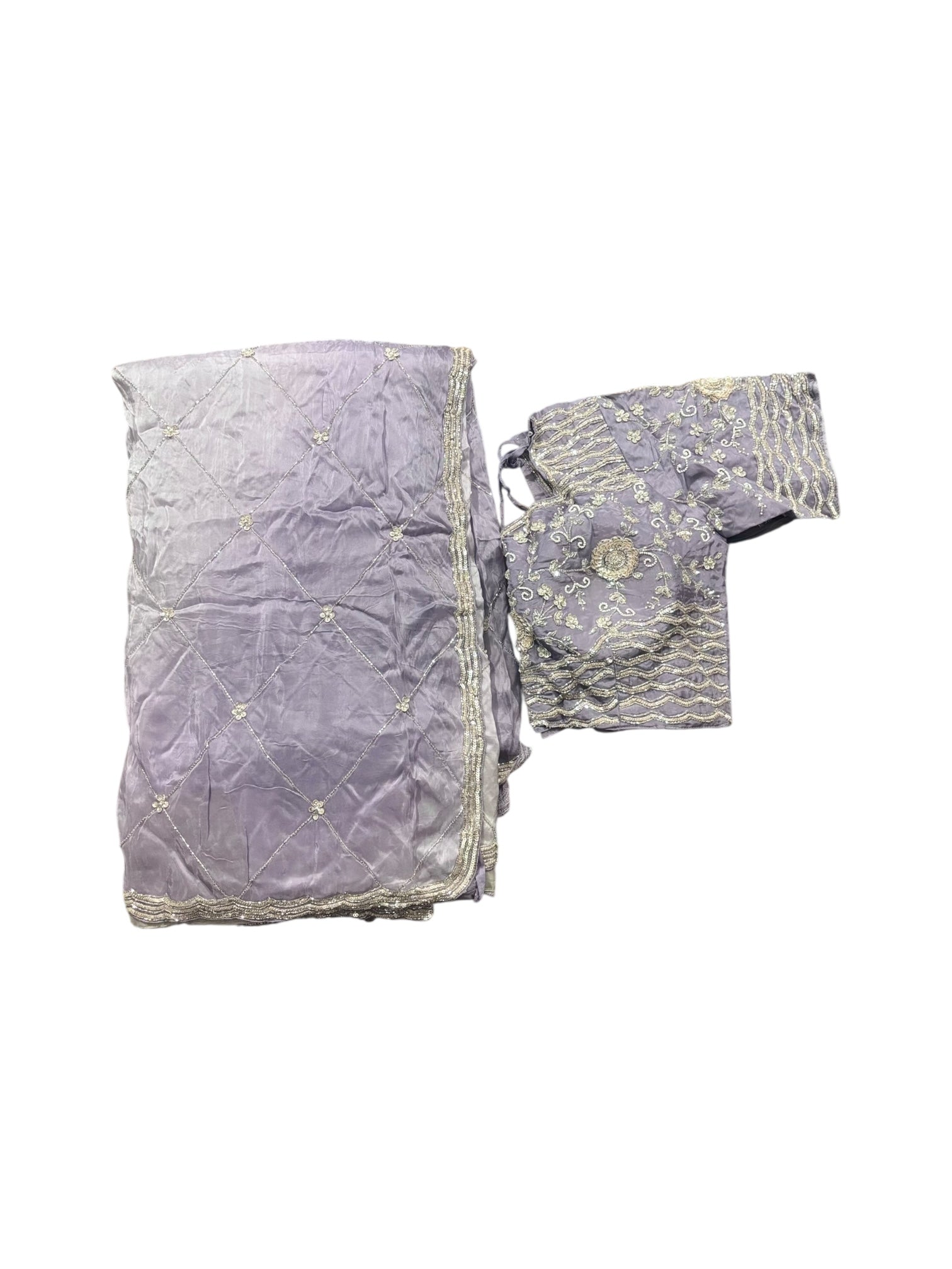 Designer Saree with Ready Blouse, Cultural Wear for Women, Aug13 - Saree Ghor Charlotte