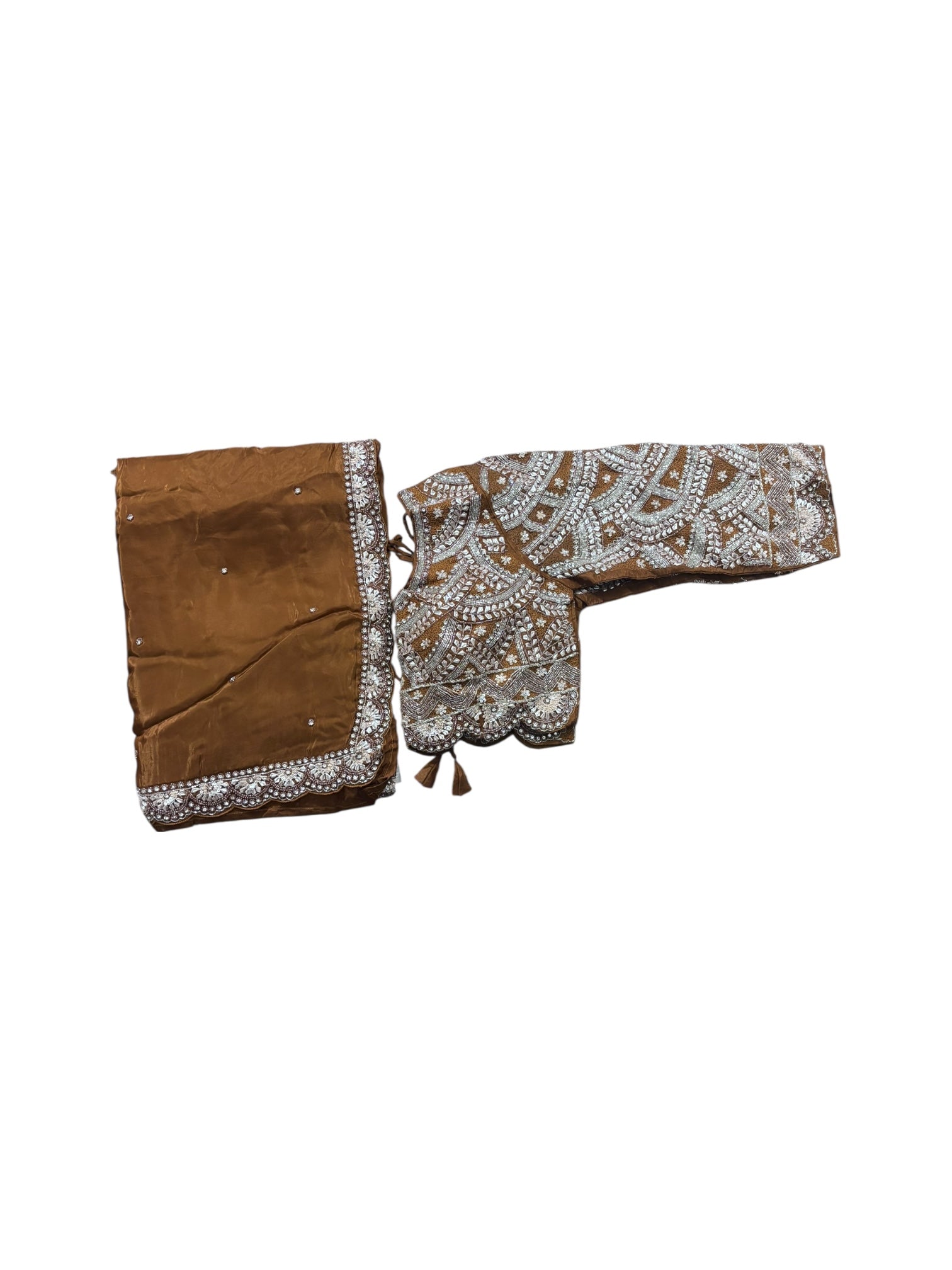 Designer Saree with Ready Blouse, Cultural Wear for Women, Aug15 - Saree Ghor Charlotte