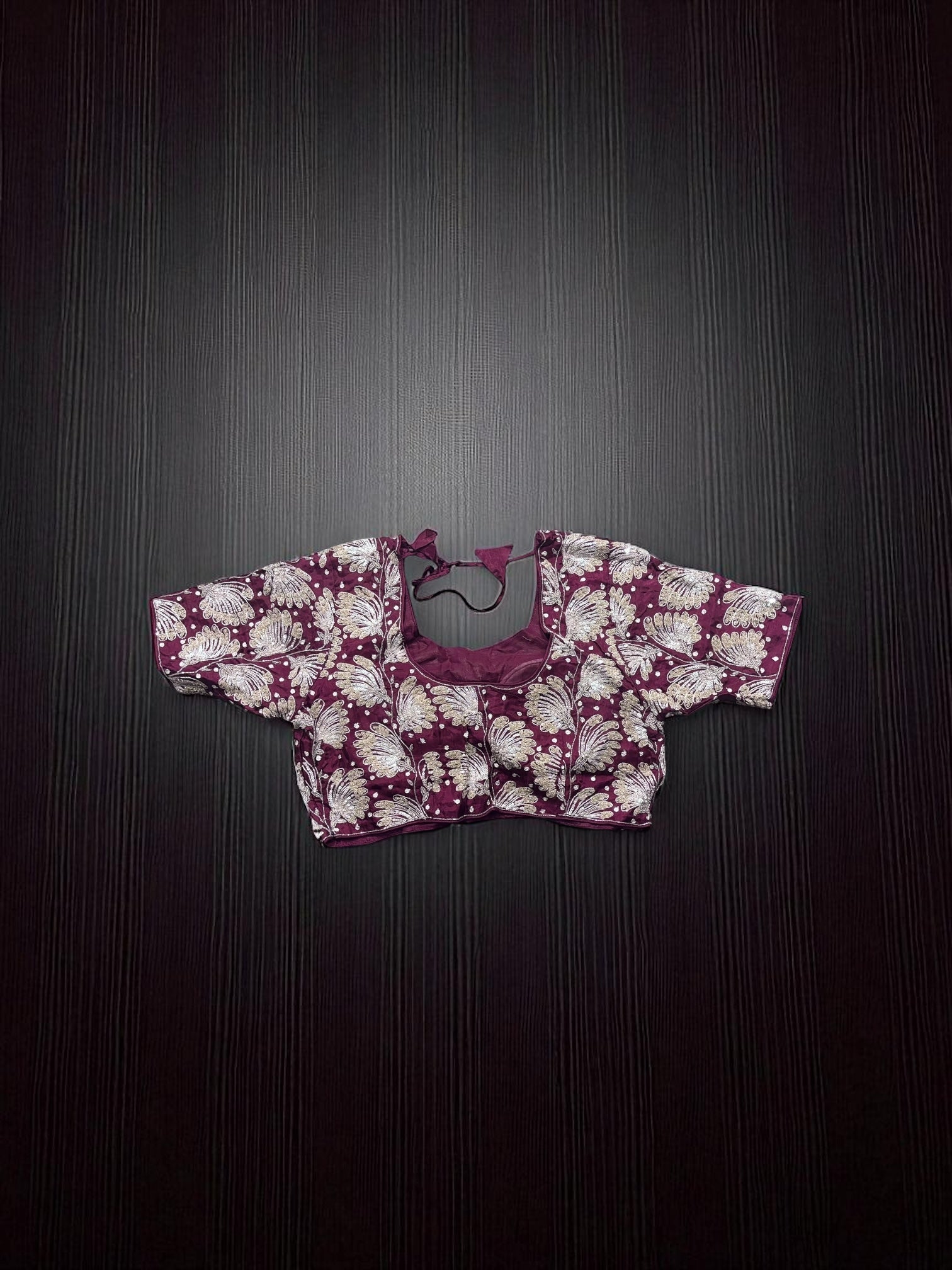 Designer saree with ready blouse in vibrant colors, showcasing cultural wear for women by Saree Ghor Charlotte.