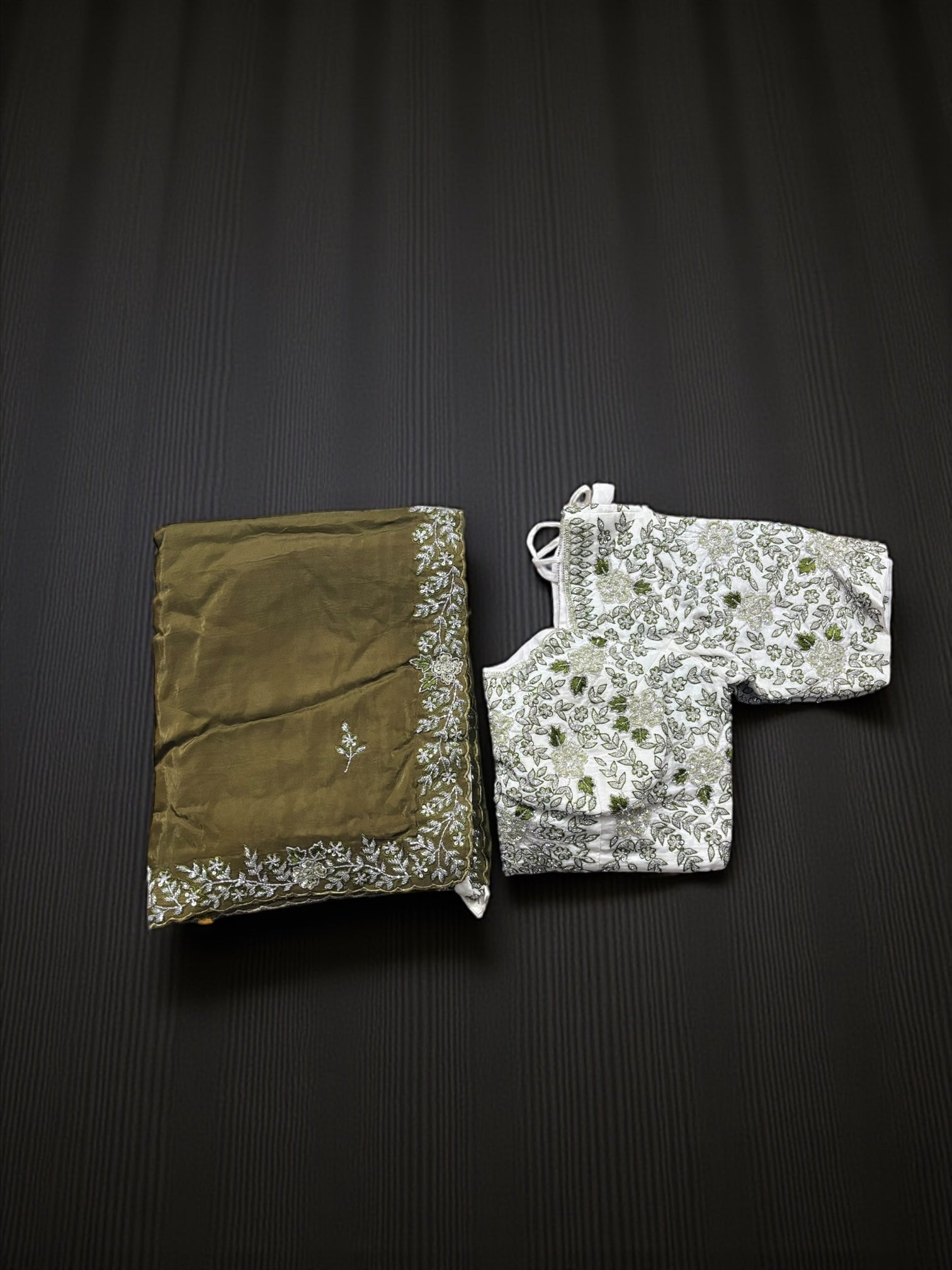 Designer Saree with Ready Blouse, Cultural Wear for Women, Aug21 - Saree Ghor Charlotte