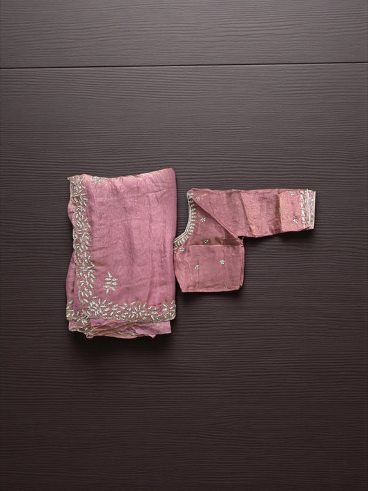 Designer Saree with Ready Blouse, Ethnic Wear for Women, Aug25