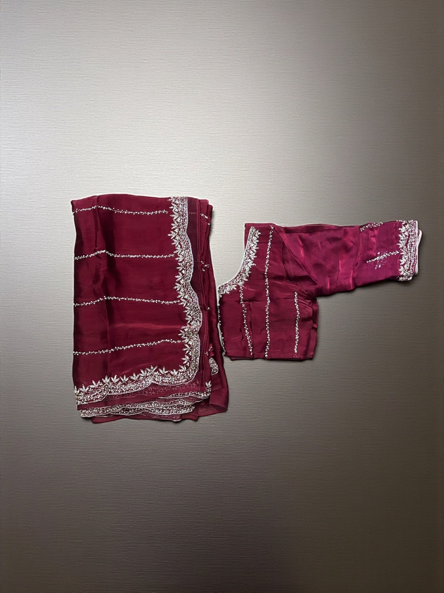 Designer Saree with Ready Blouse, Cultural Wear for Women, Aug29 - Saree Ghor Charlotte