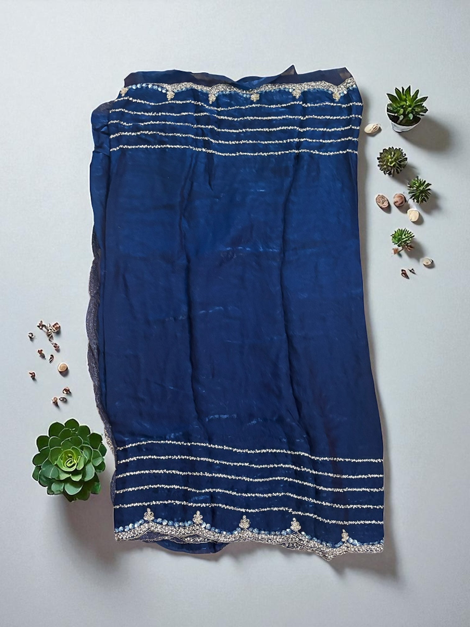 Designer Saree with Ready Blouse, Cultural Wear for Women, Aug32 - Saree Ghor Charlotte