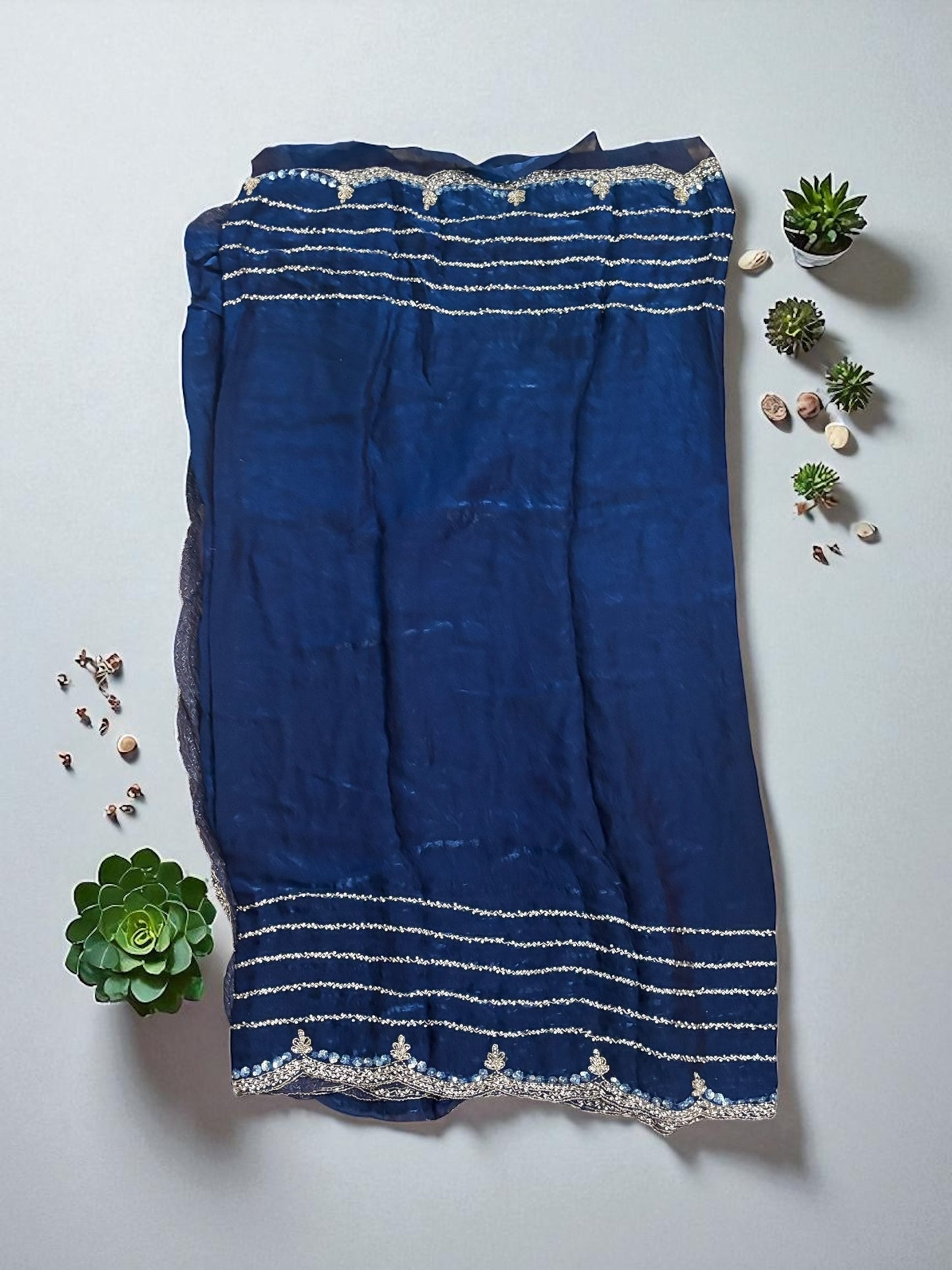 Designer Saree with Ready Blouse, Ethnic Wear for Women, Aug32
