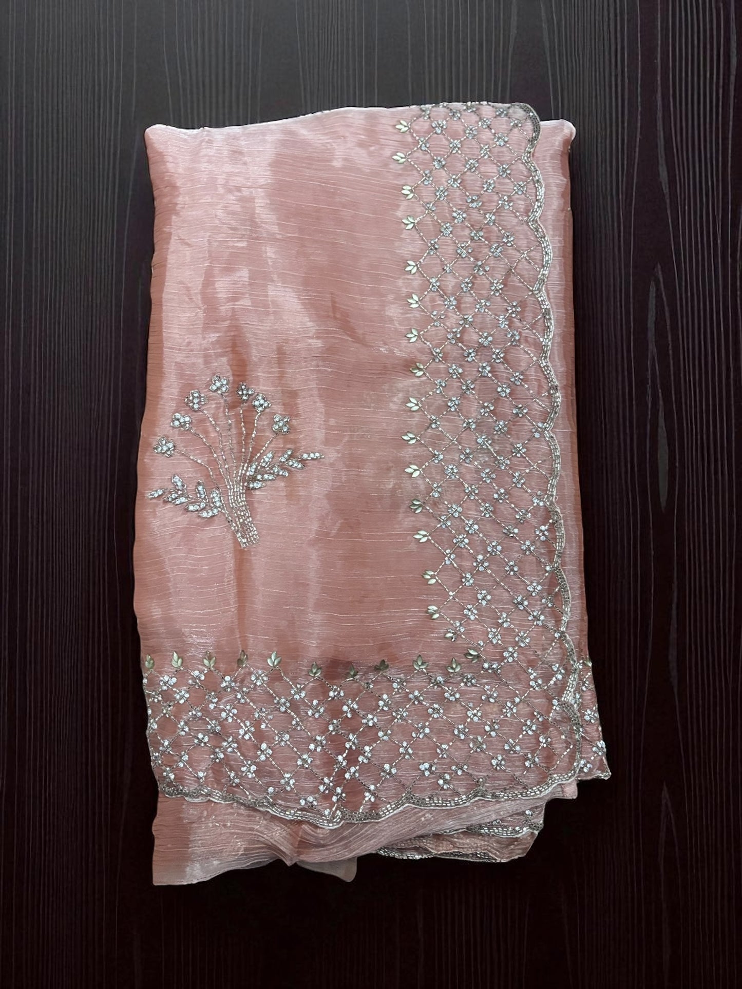 Designer Saree with Ready Blouse, Ethnic Wear for Women, Aug36