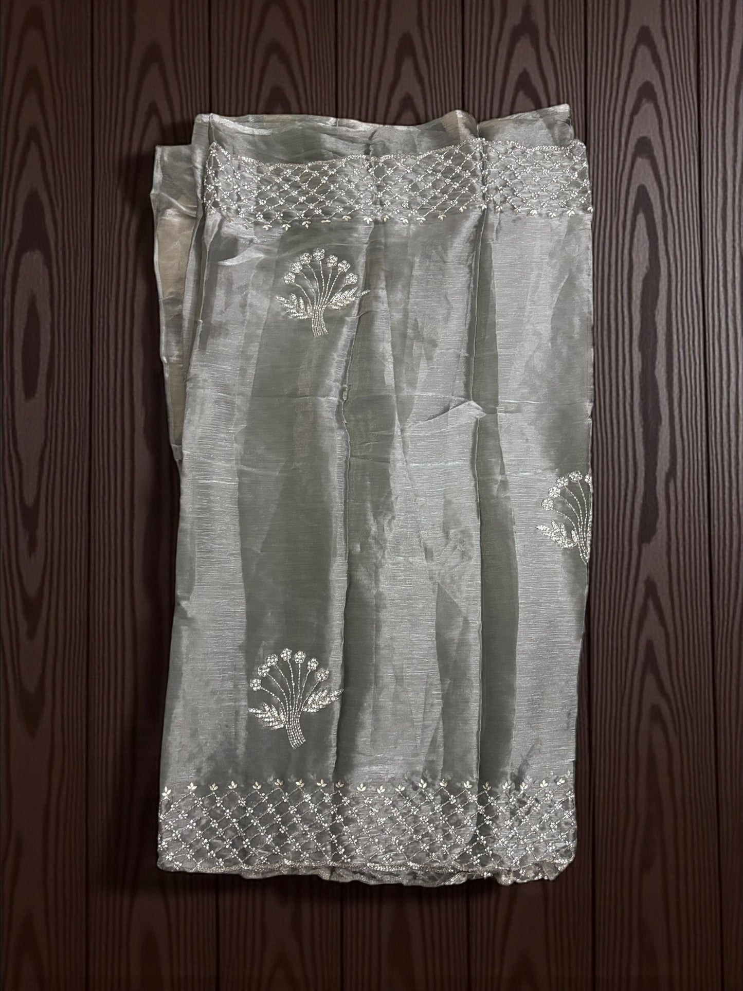 Designer Saree with Ready Blouse, Cultural Wear for Women, Aug38