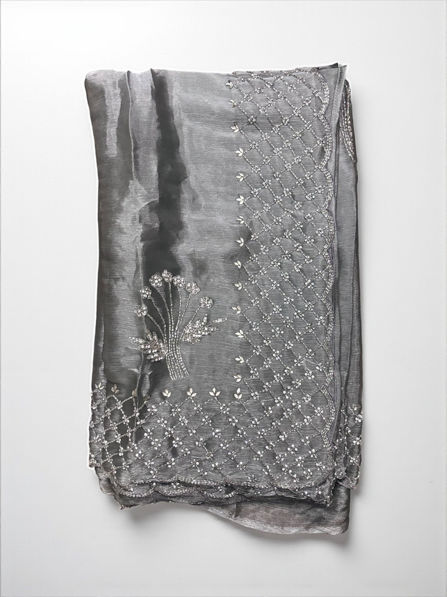 Designer Saree with Ready Blouse, Cultural Wear for Women, Aug38 - Saree Ghor Charlotte