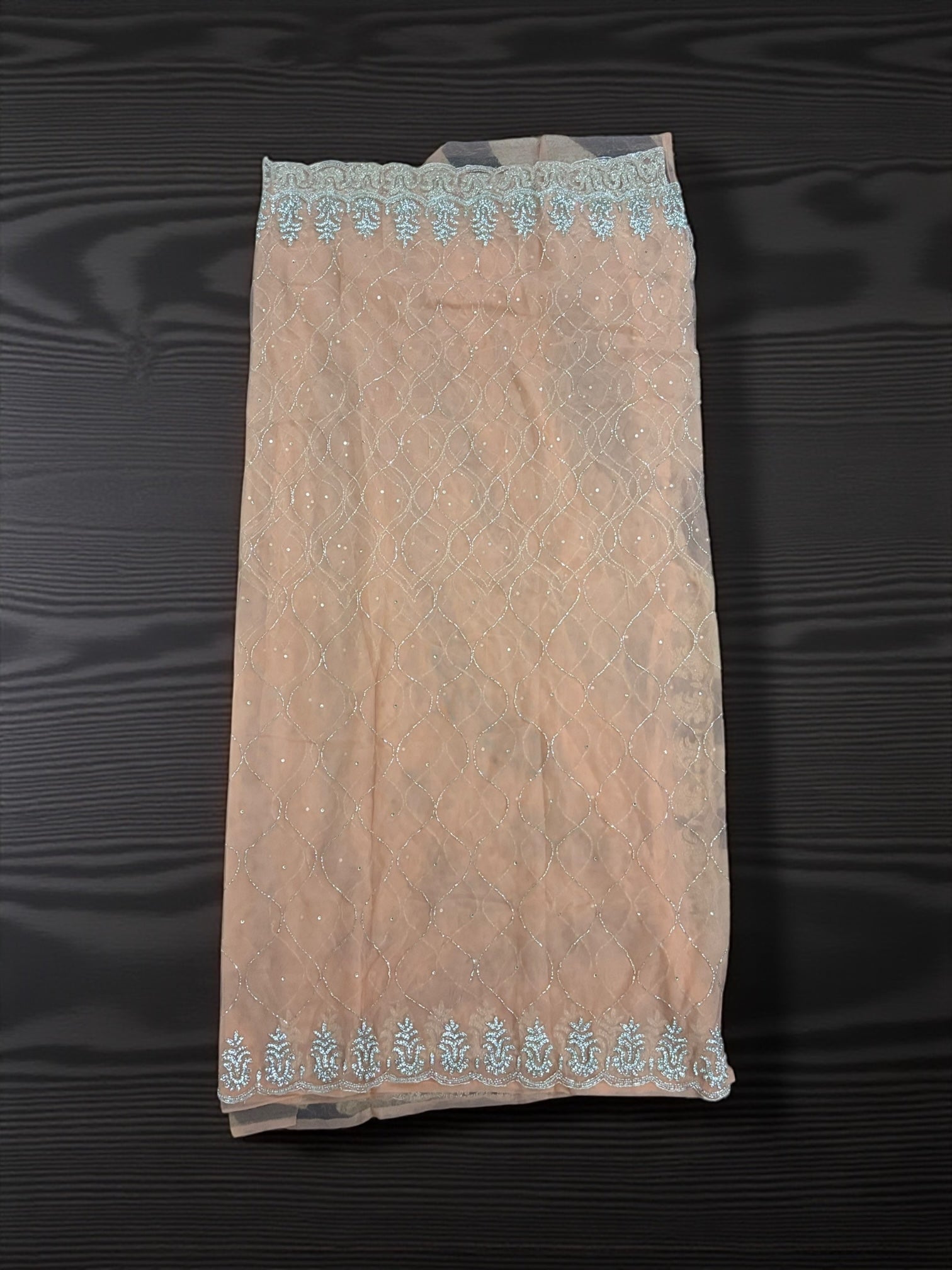 Designer Net Saree with Ready Blouse, Cultural Wear for Women, Aug39 - Saree Ghor Charlotte