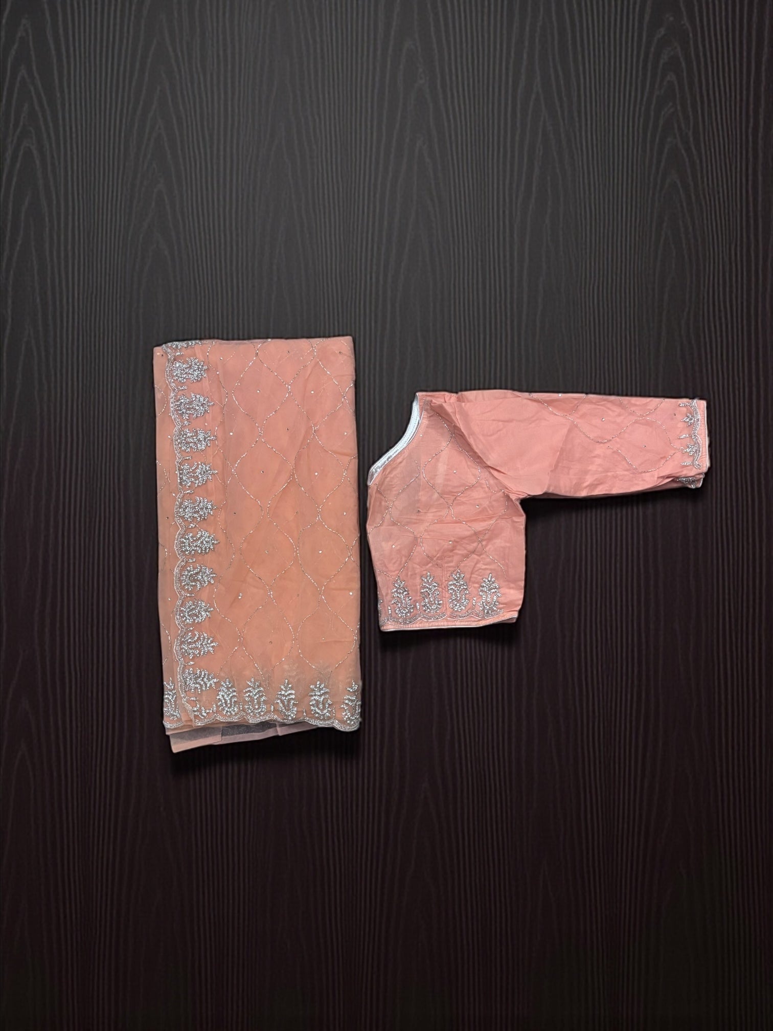 Designer Net Saree with Ready Blouse, Cultural Wear for Women, Aug39 - Saree Ghor Charlotte