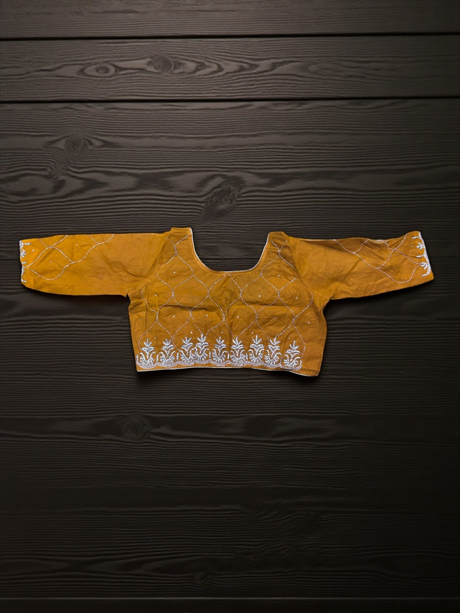Elegant designer net saree with ready blouse by Saree Ghor Charlotte, perfect for cultural wear for women.