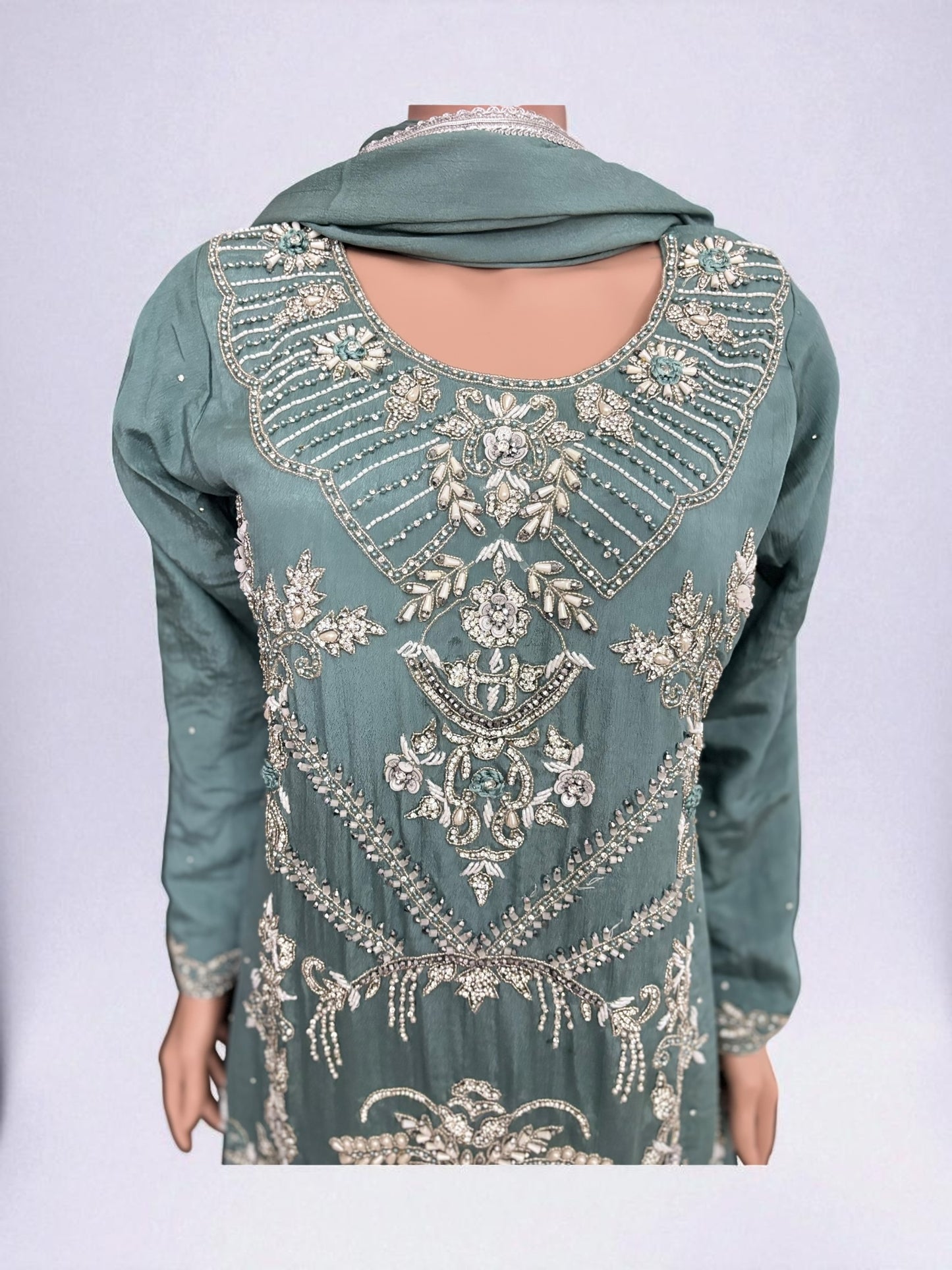Heavy Work Salwar Kameez, Cultural Wear for Women, Aug17