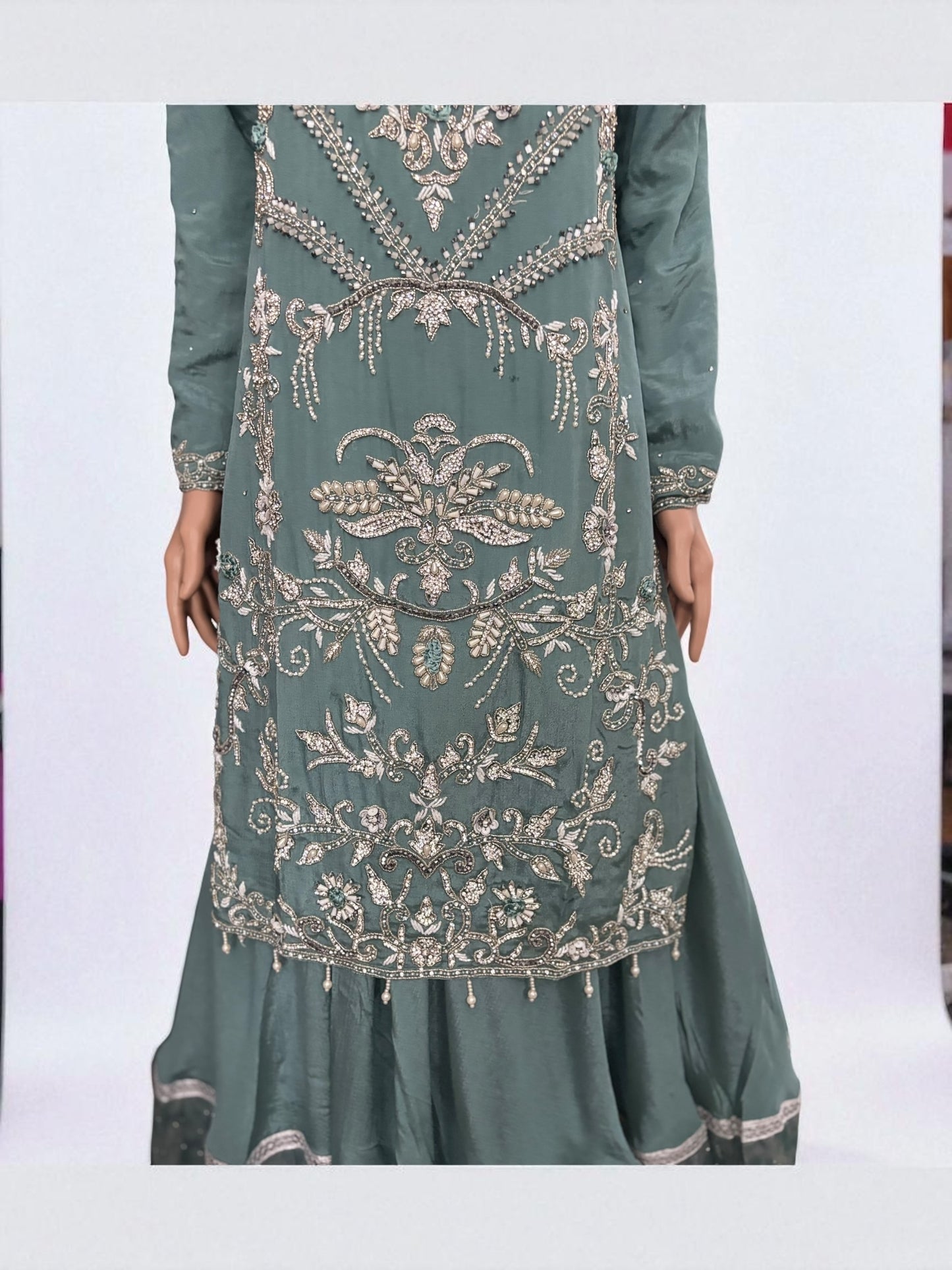 Heavy Work Salwar Kameez, Cultural Wear for Women, Aug17